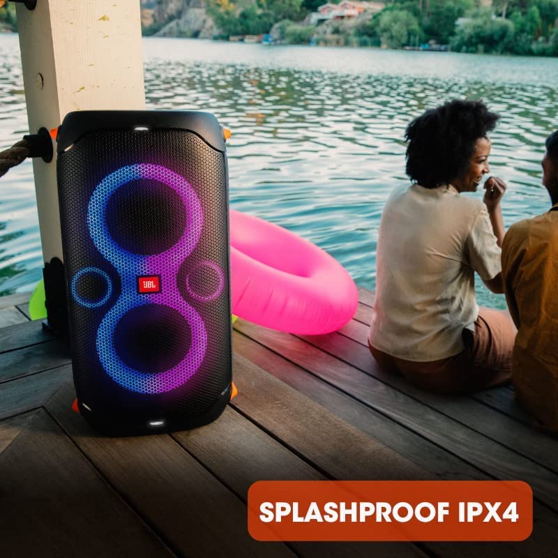 JBL PartyBox 110 Portable Party Speaker with Lights - Black (Renewed) U470049