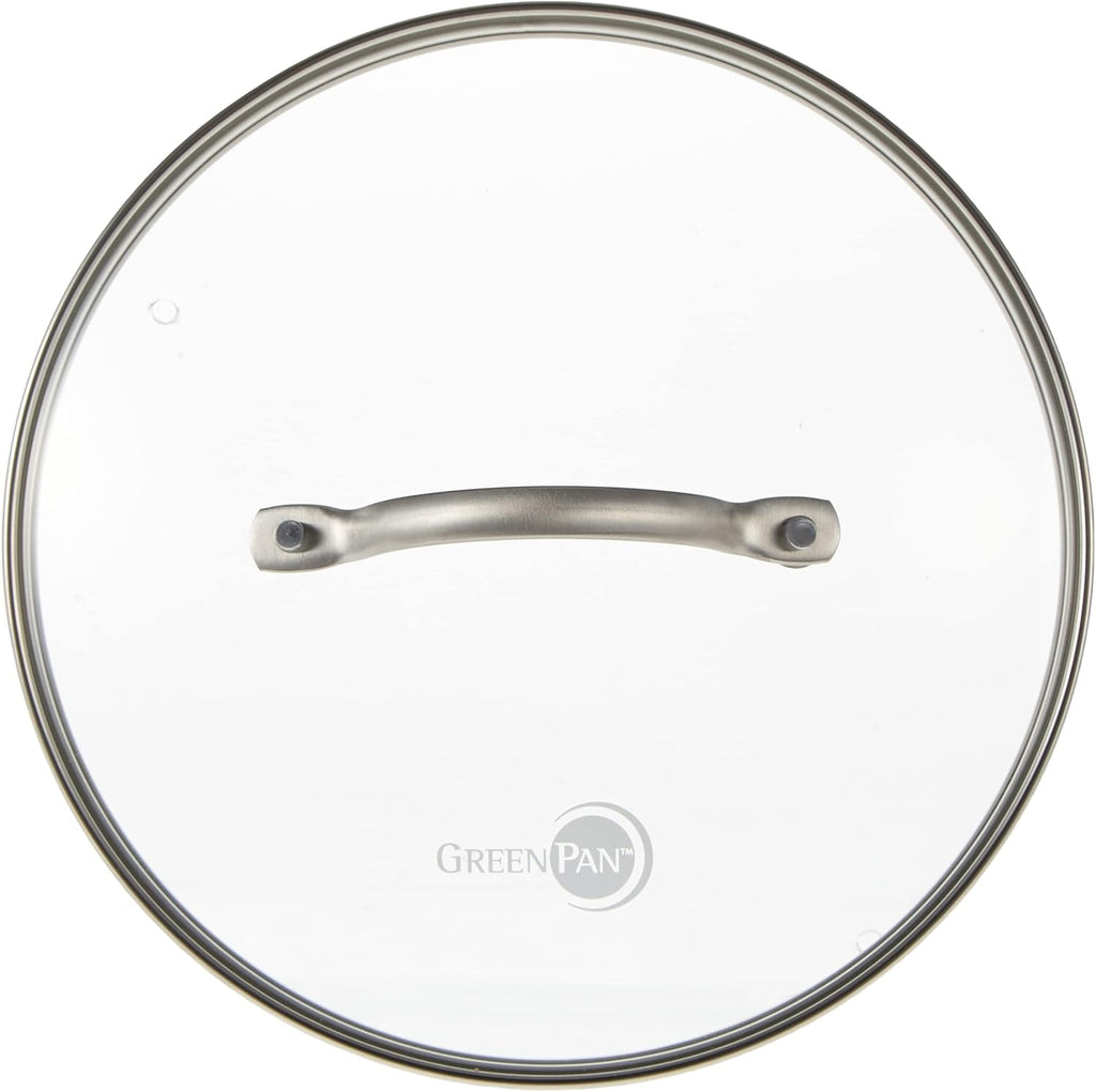 GreenPan Valencia Pro 8" Hard Anodized Ceramic Nonstick Frying Pan with Glass Lid P932867