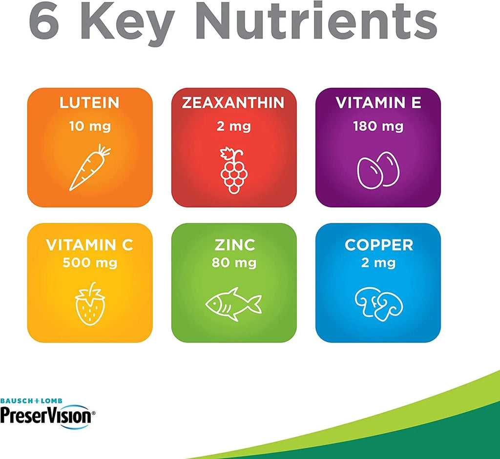 PreserVision® AREDS 2 Formula Multivitamin Eye Supplement, 10 Pack R554802