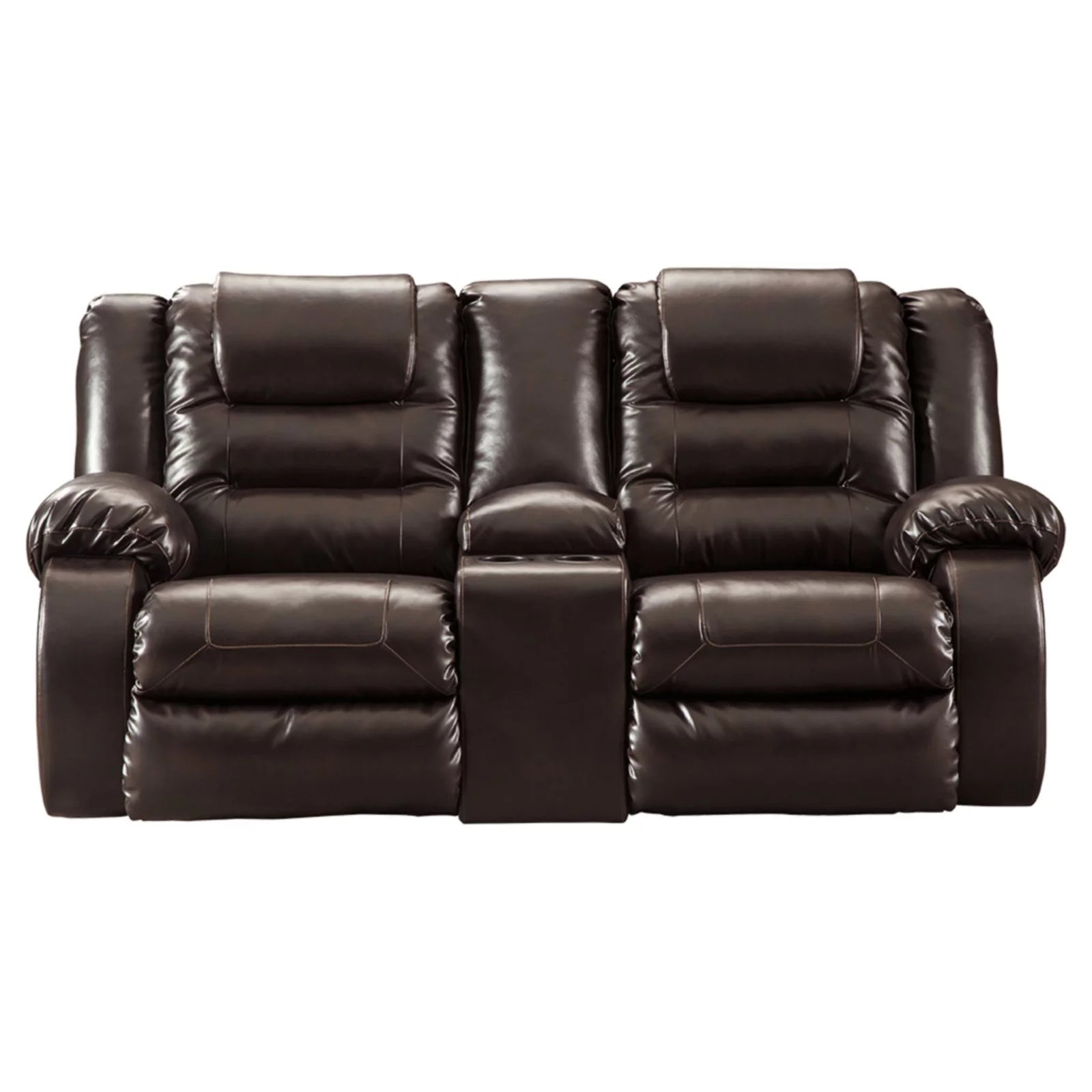 Signature Design by Ashley Vacherie Reclining Loveseat, Chocolate P144441