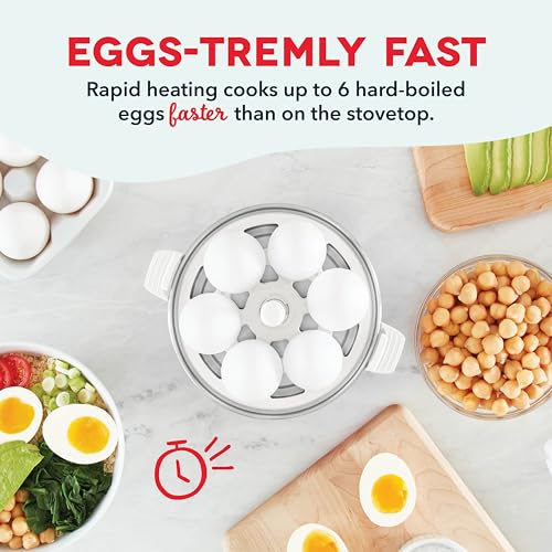 Egg Cooker 6 Capacity Electric Auto Shut Off Black a7
