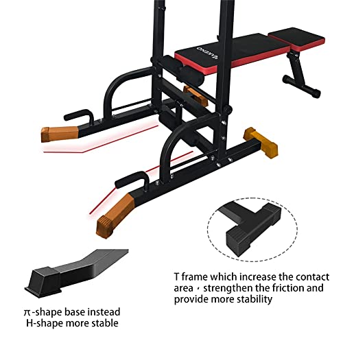 Power Tower with Pull Up Bar Dip Station for Home Gym 7k