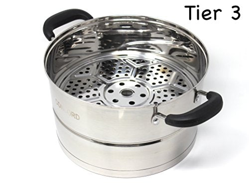 CONCORD 3 Tier Stainless Steel Steamer Set 32 cm U104908