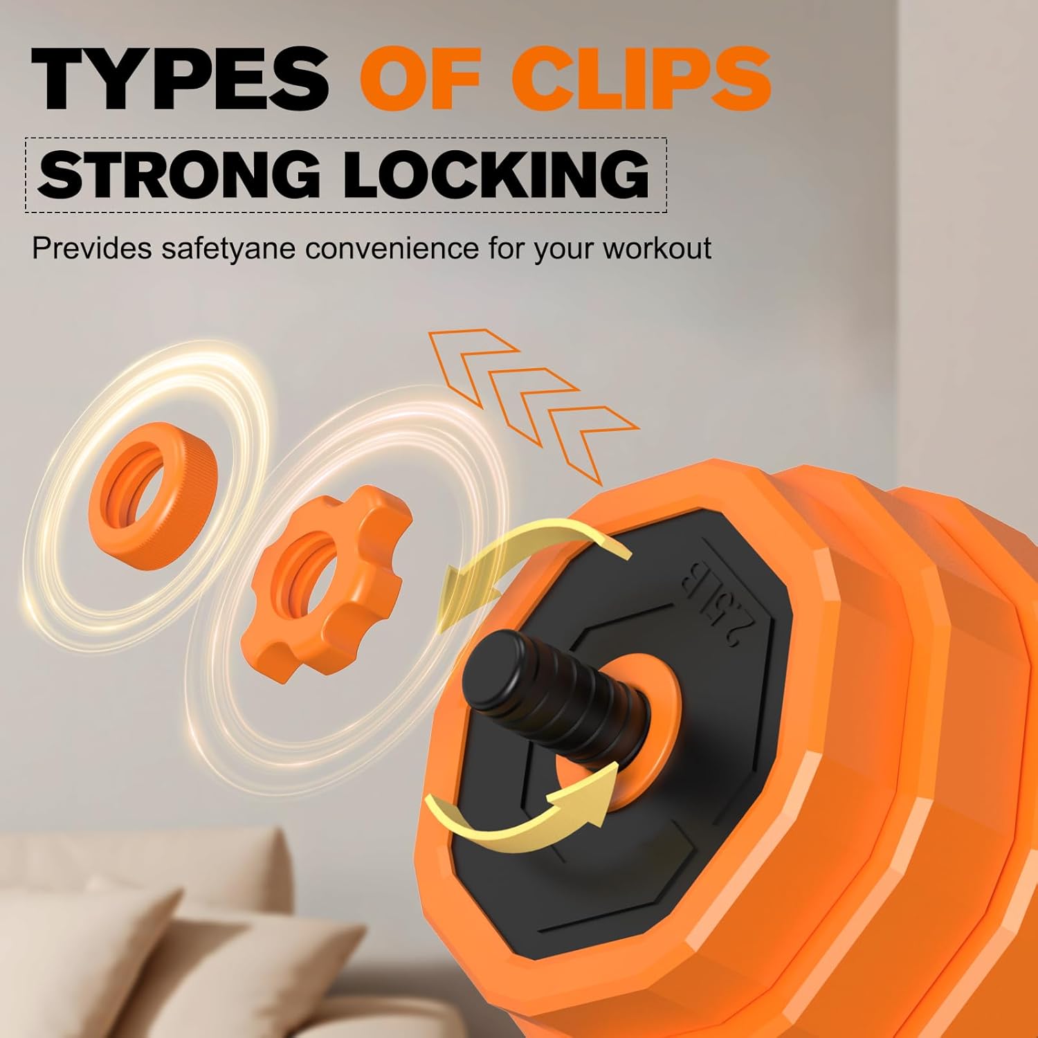 Adjustable Dumbbells 6-in-1 Weight Set Home Gym Fitness Equipment k7p
