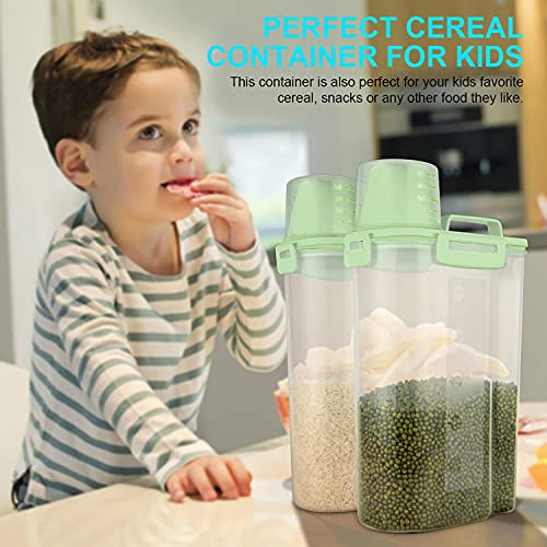 Rice Airtight Dry Food Storage Container with Pourable Spout and Measuring Cup S535730