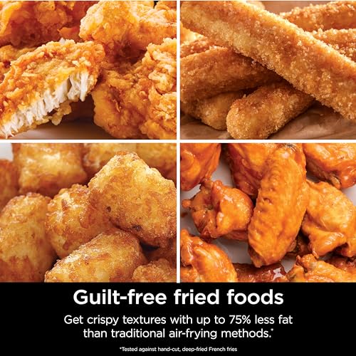 Air Fryer 4-in-1 5 QT Nonstick Basket Grey k7p