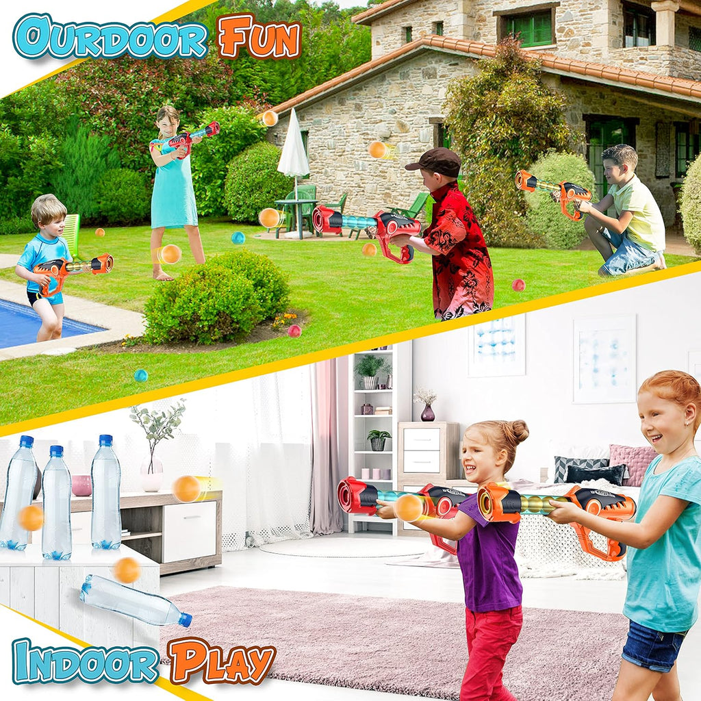 Foam Ball Popper Air Gun Toy for Kids Age 6-12 with 36 Foam Balls J4459