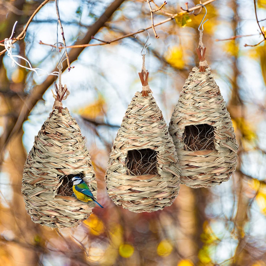 Hummingbird Nest House for Outside Hanging with Coconut Fiber m7