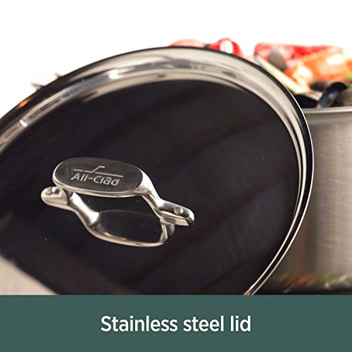 All-Clad D5 5-Ply Brushed Stainless Steel Stockpot 8 Quart M832