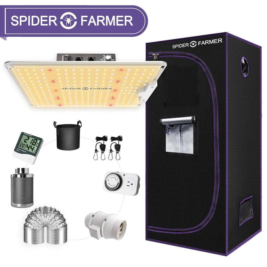 LED Grow Light Full Spectrum Grow Tent Kit Indoor q7m