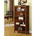 Bowery Hill 5 Shelf Bookcase in Antique Oak