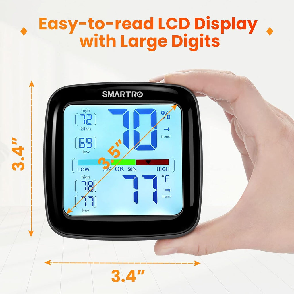 SMARTRO SC42 Digital Hygrometer Indoor Thermometer with Humidity Gauge R289