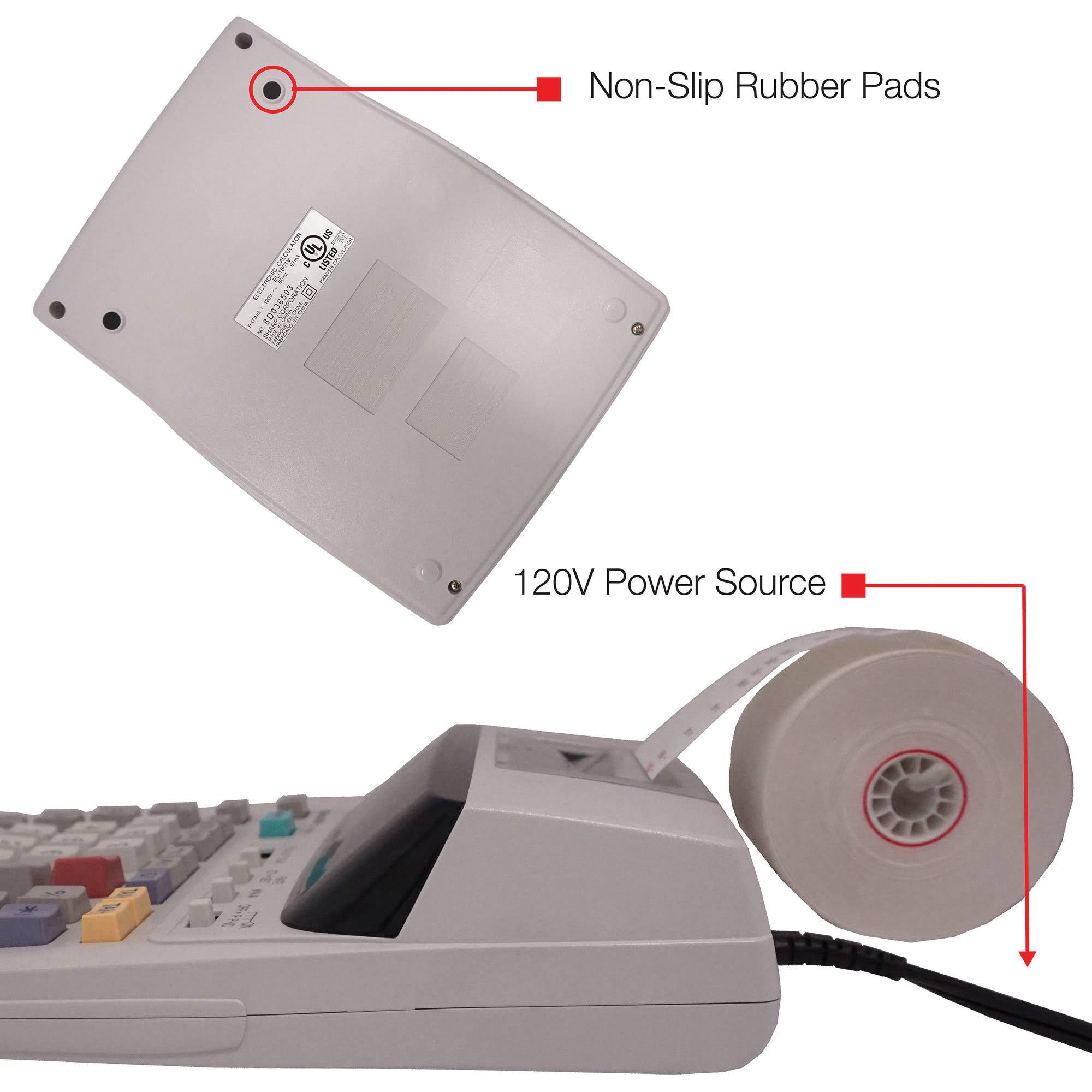 Sharp 12 Digit Printing Calculator k7m