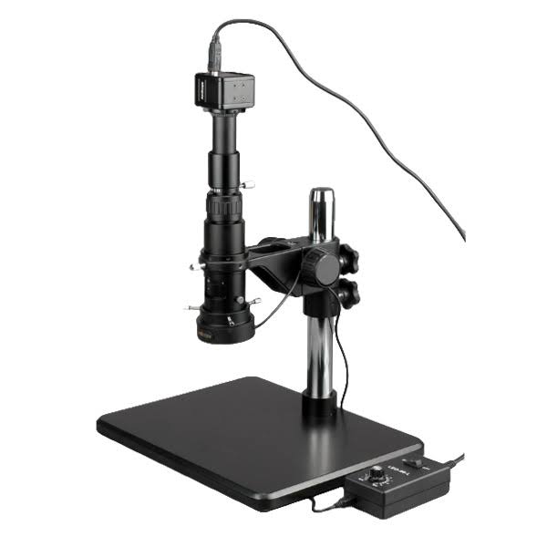 Amscope H800-5M 11X-80X Industrial Single Zoom Inspection Microscope with 5MP USB Digital Camera