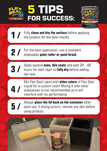 Flex Seal Liquid 32 oz Clear Waterproof Rubber Sealant R510832