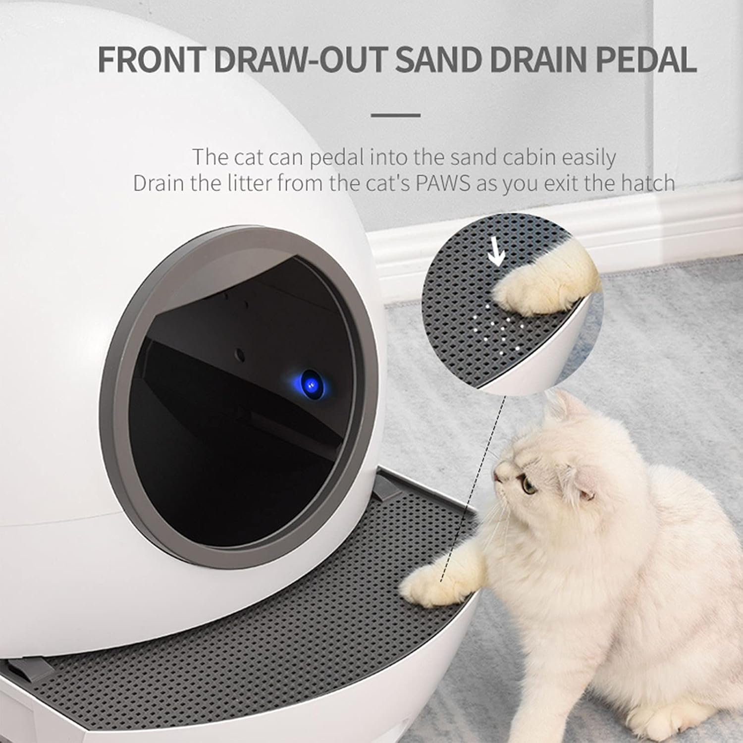Self-Cleaning Cat Litter Box with App Control a7