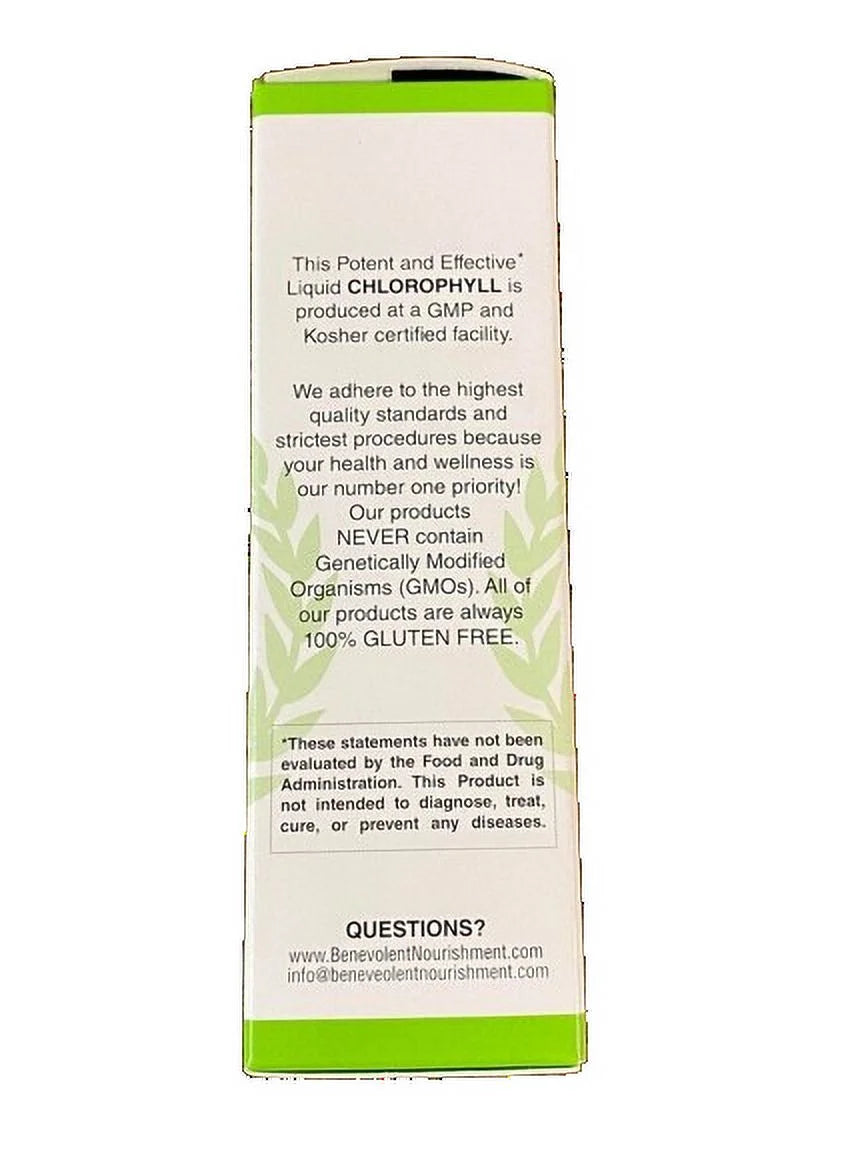 Liquid Chlorophyll Herbal Supplement 2 Fl oz M240921
