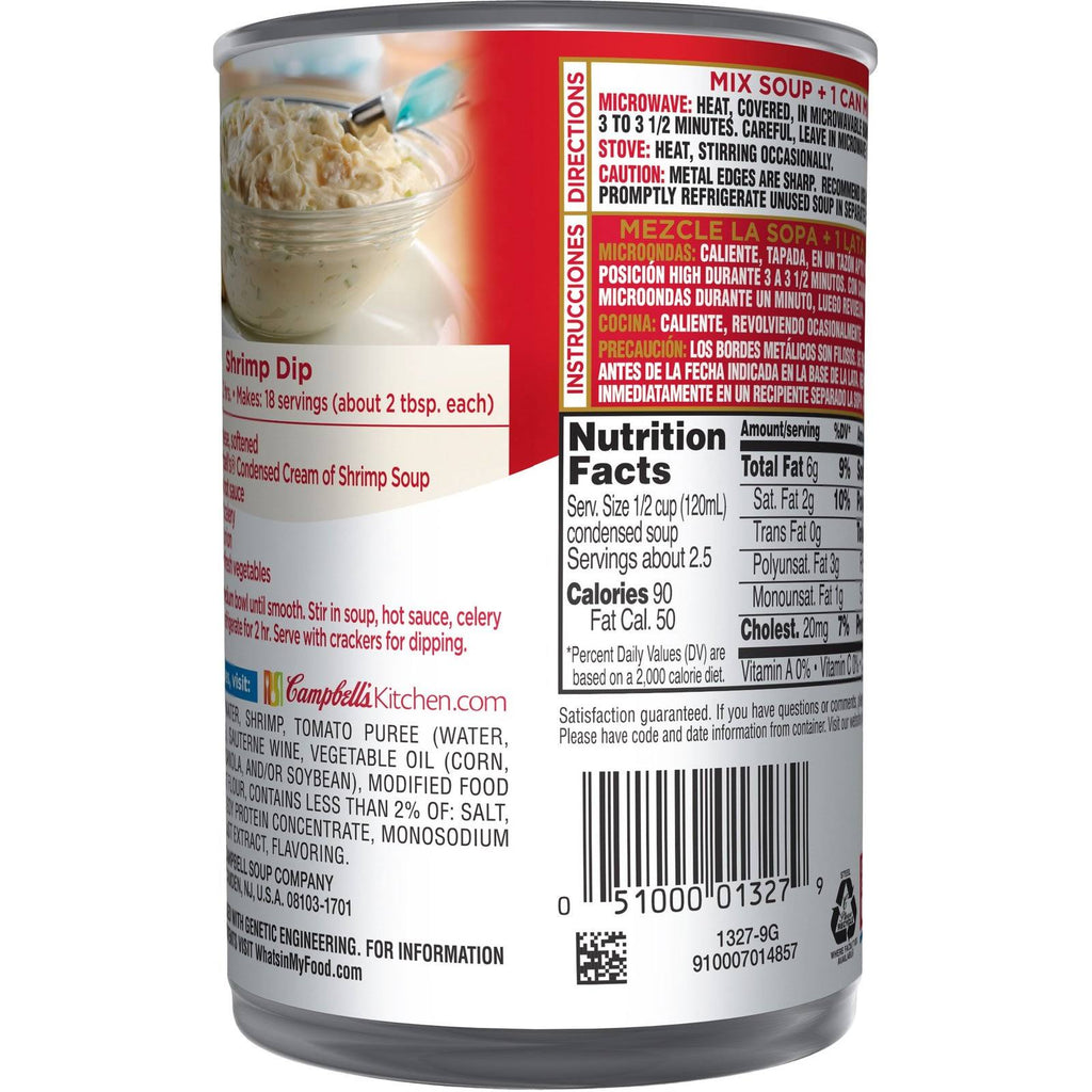 Cream of Shrimp Soup 10.5 oz Can Pack of 12 a7
