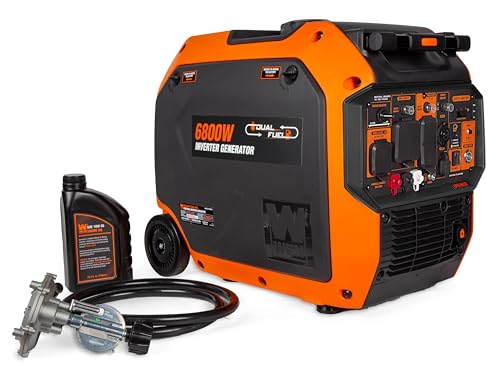 Quiet 6800-Watt Dual Fuel Portable Inverter Generator with Electric Start k7