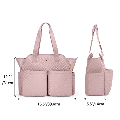 Fasrom Nurse Bag with Laptop Compartment, Clinical Tote for Nurses, Black S361927
