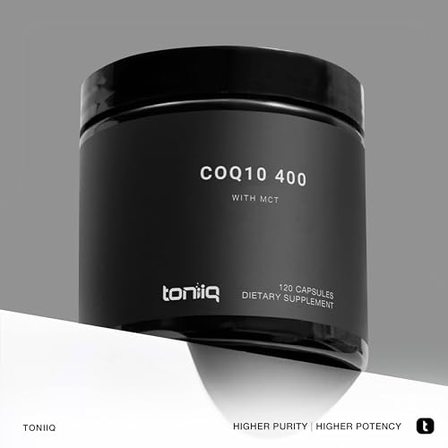 CoQ10 400mg Supplement with MCT Oil, 60 Veggie Capsules k7