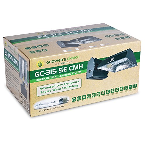 Horticultural Lighting 315W CMH Ceramic Metal Halide Fixture with 3K Lamps q7