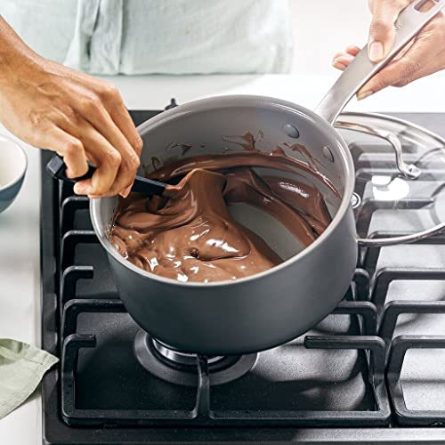 GreenPan Chatham Hard Anodized Ceramic Nonstick 5QT Saute Pan with Lid, Gray L591