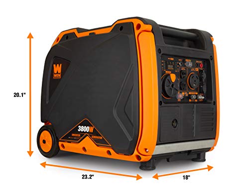 Quiet 6800-Watt Dual Fuel Portable Inverter Generator with Electric Start k7