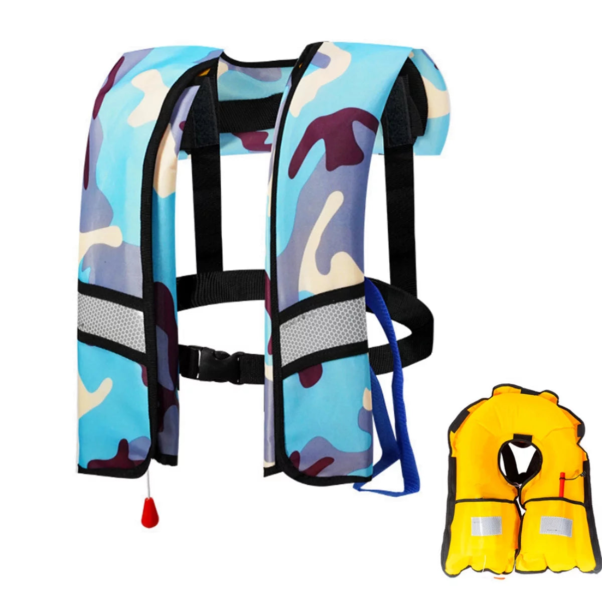 Automatic Inflatable Life Jacket with Whistle for Adults a7