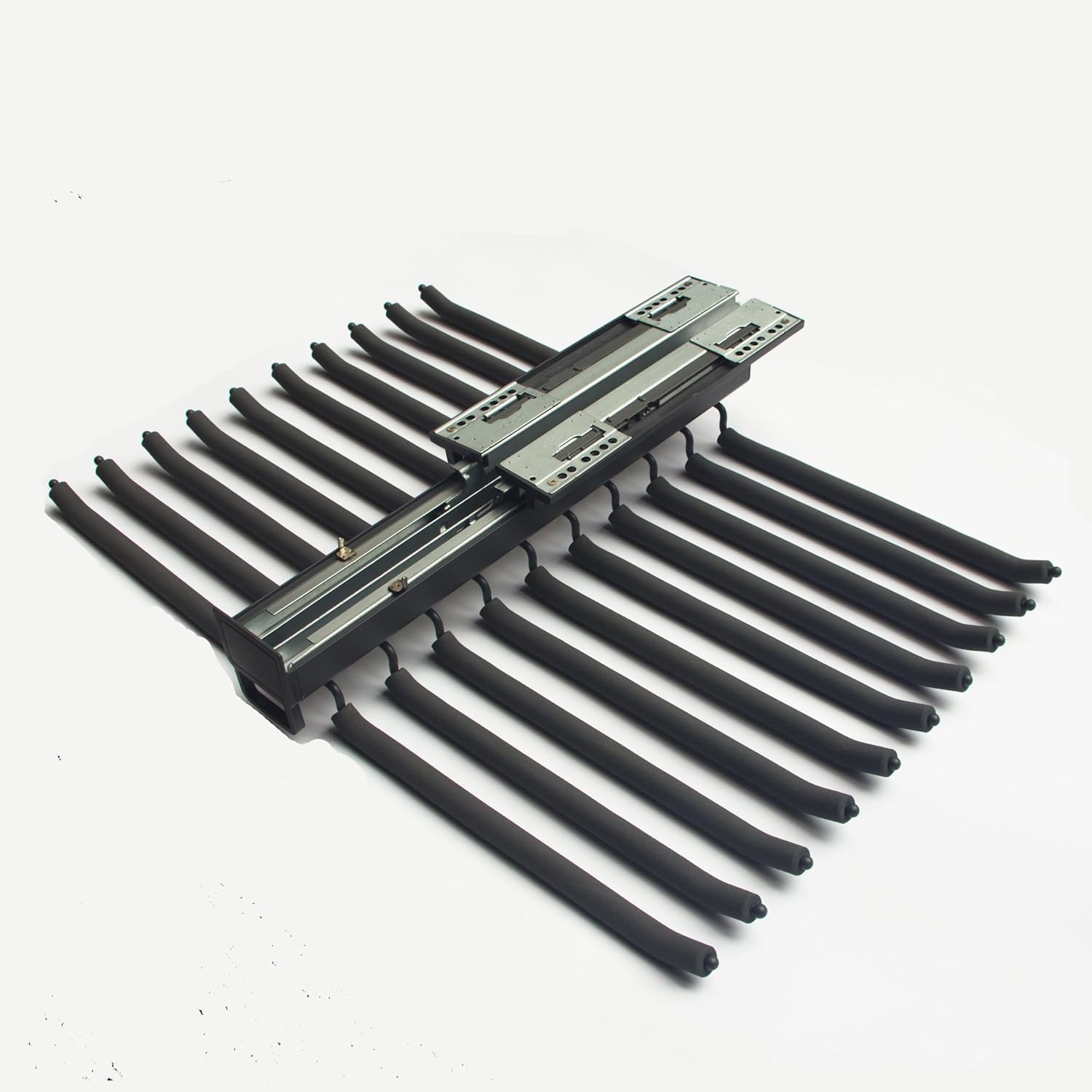 HANKEY Pull Out Pants Rack Space Saving Heavy-Duty Grey P2856