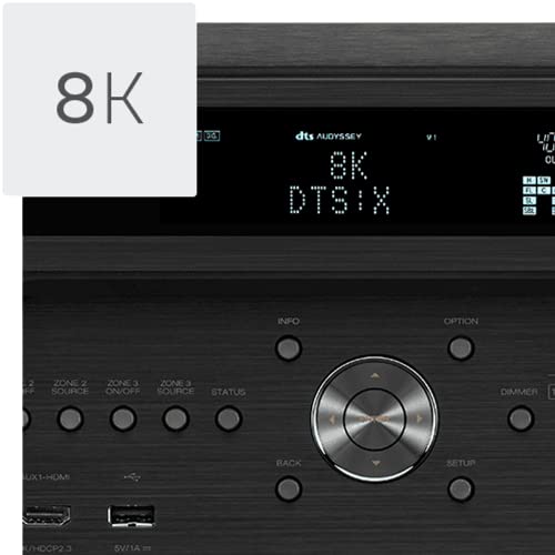 Denon AVR-X8500HA 13.2 Channel 8K Home Theater Receiver W48854