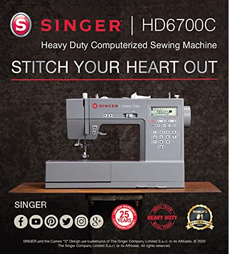 Heavy Duty Sewing Machine with 411 Stitch Applications k7m
