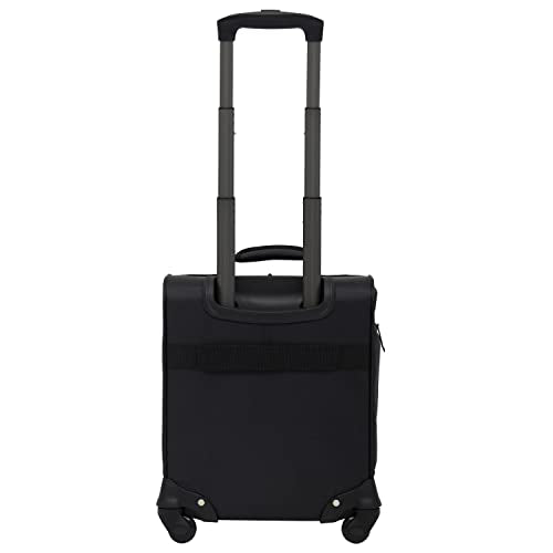 Wrangler 15" Underseat Spinner Carry-On Luggage, Black Z598966