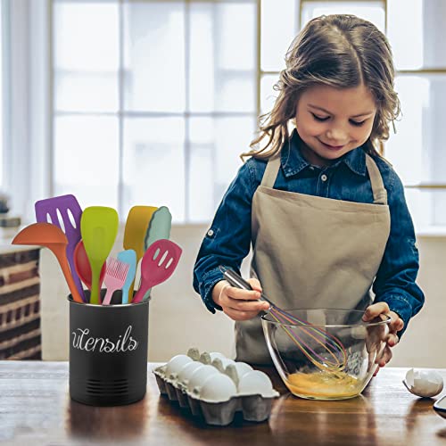 KAY RUK Silicone Utensil Set 10Pcs, Food Grade Heat Resistant Kitchen Tools F491430