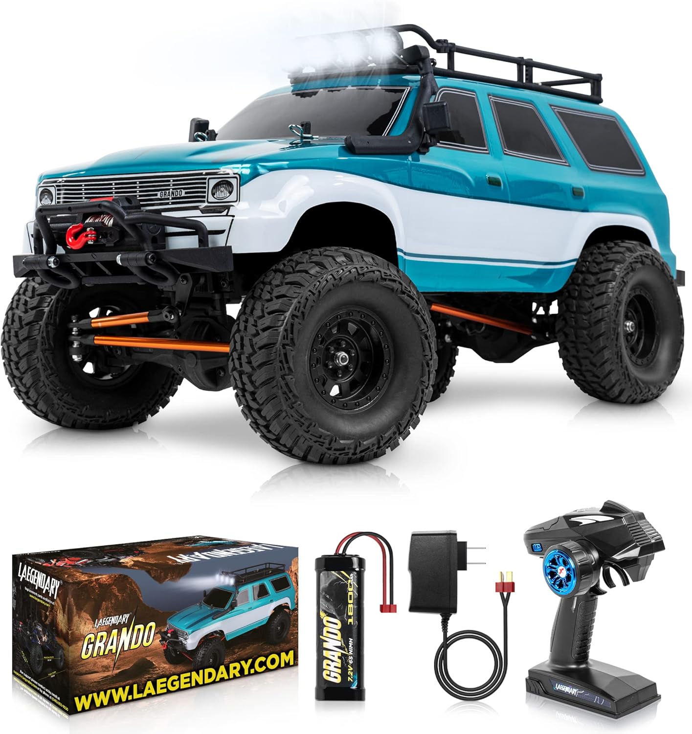RC Crawler 4x4 Offroad Remote Control Truck for Adults Kids 1:10 Scale A7