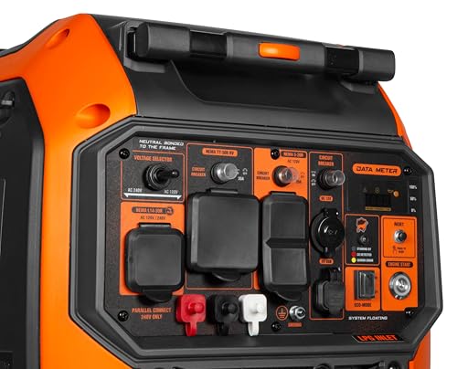 Quiet 6800-Watt Dual Fuel Portable Inverter Generator with Electric Start k7