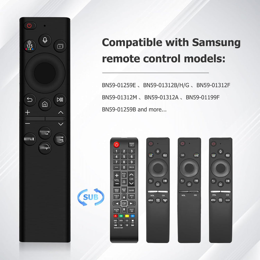 BN59-01385A Voice Remote for Samsung Smart TV 2018-2022 J77113