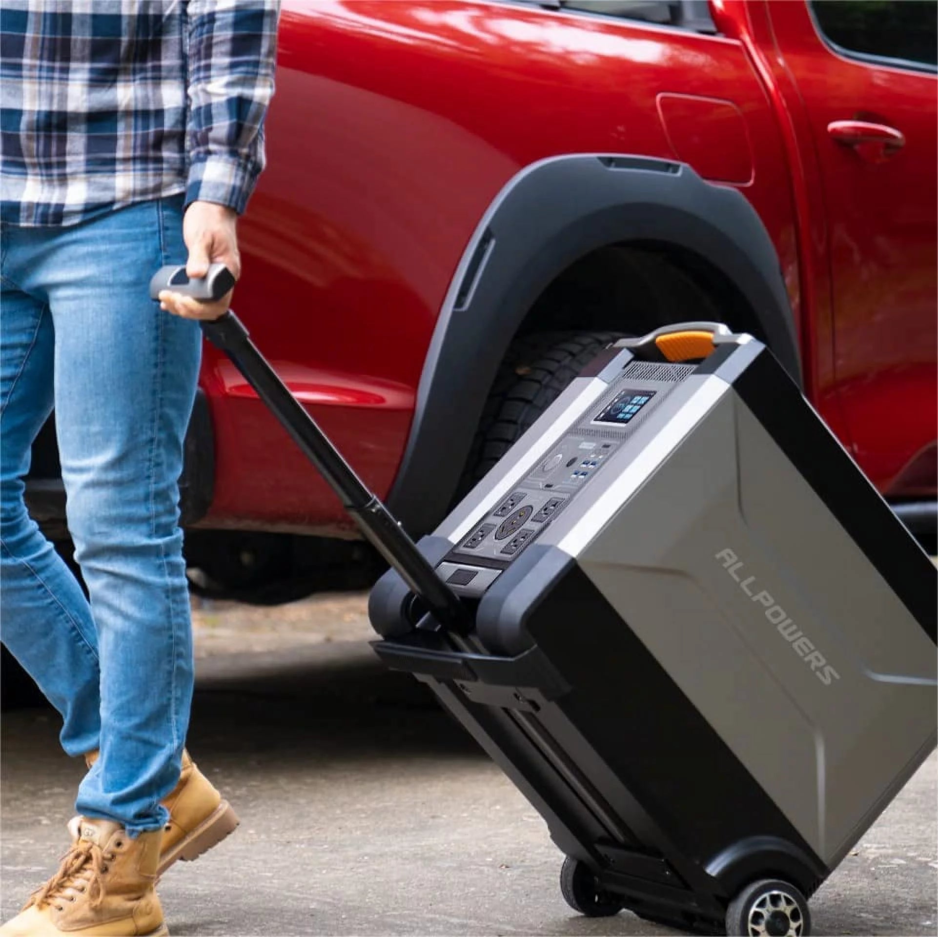 ALLPOWERS R4000 Portable Solar Generator Kit with 400W Foldable Solar Panel and 3600Wh LiFePO4 Power Station P129479