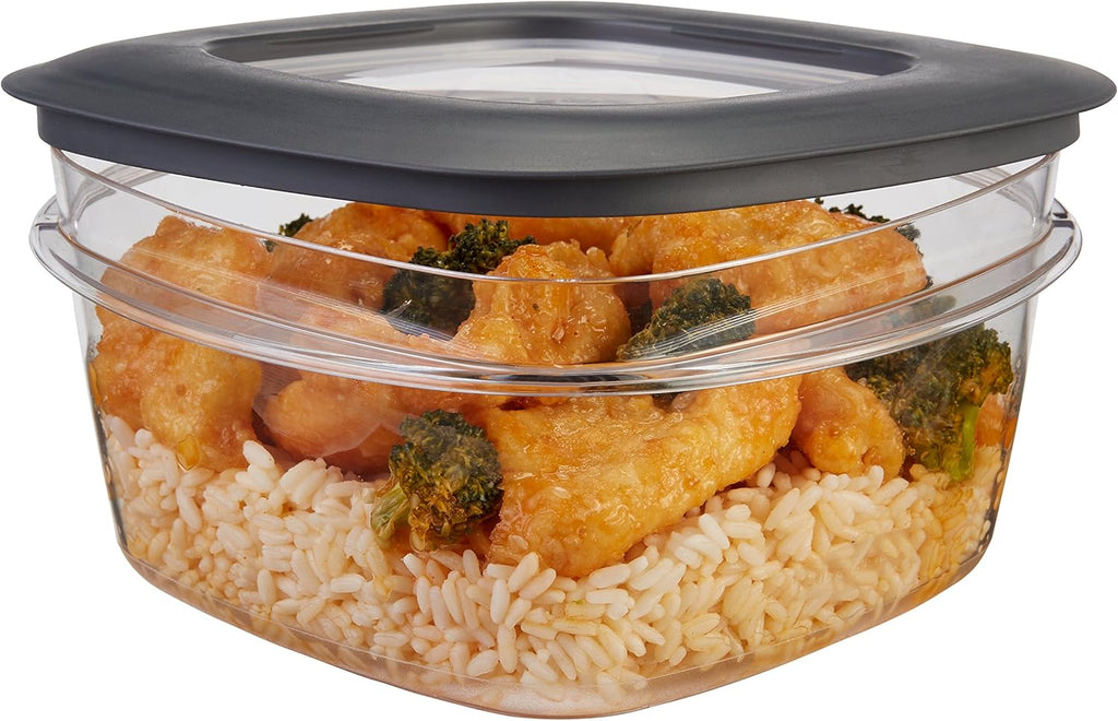 Rubbermaid Premier Easy Find Lids 5-Cup Food Storage Container, Grey O682728