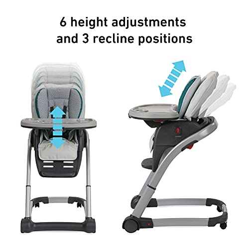 Graco Blossom 6-in-1 Convertible High Chair, Redmond B309