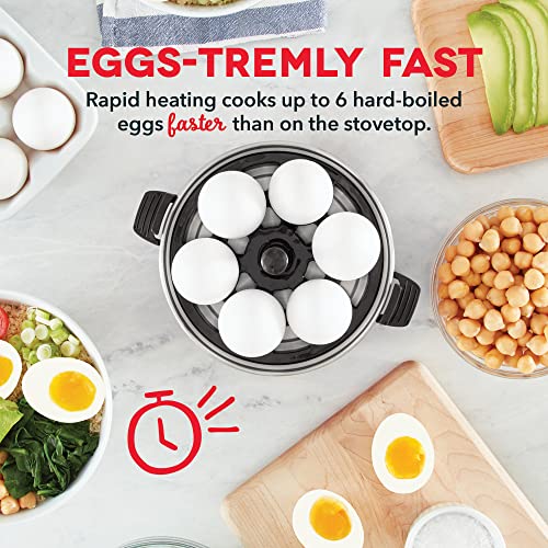 Egg Cooker 6 Capacity Electric Auto Shut Off Black a7