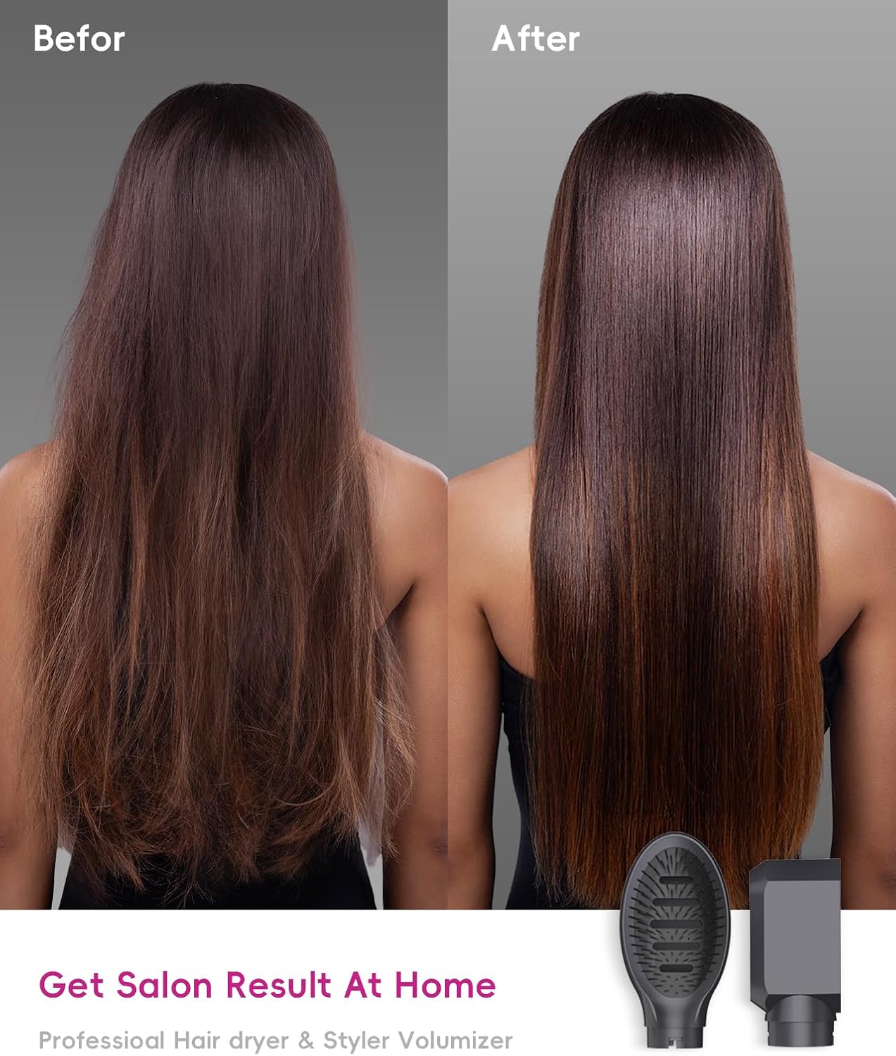 5 in 1 Hair Dryer Brush with Negative Ion Technology N10915