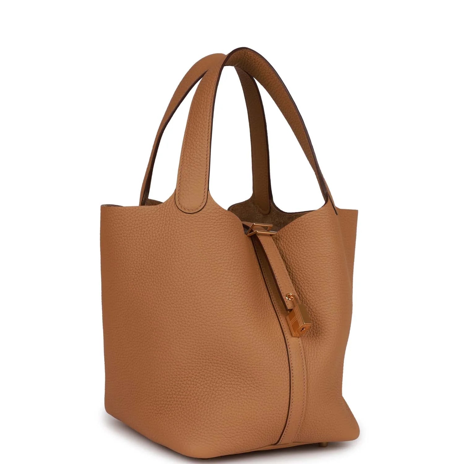 Picotin Lock 22 Bag Clemence Leather Gold Hardware k7