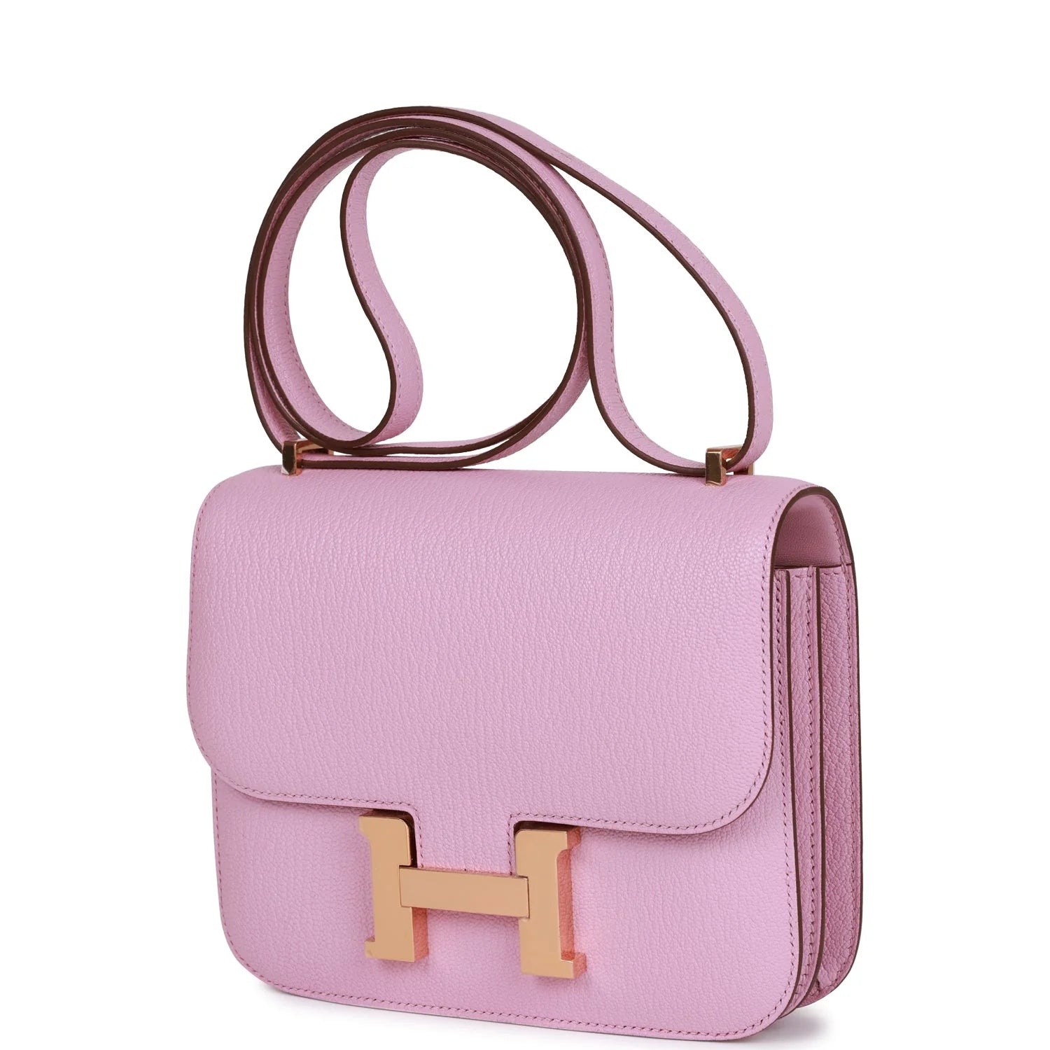 Mauve Sylvestre Crossbody Bag 18 Rose Gold Hardware k7