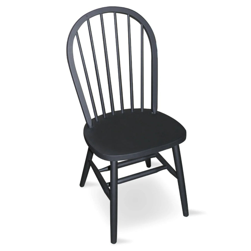 Windsor Spindle Back Solid Wood Dining Chair White/Natural H7712