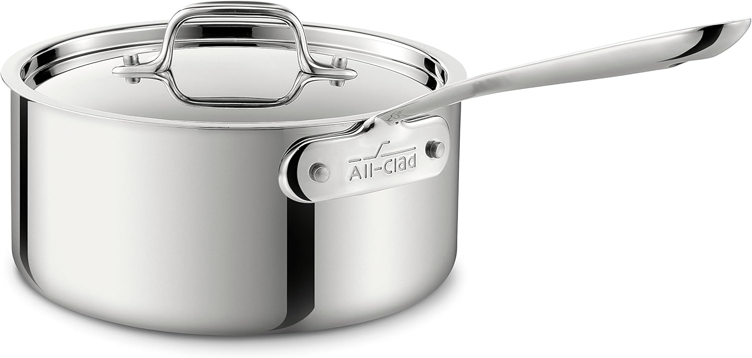 All-Clad D3 Fry Lid 10 Inch Stainless Steel Cookware, Silver K373