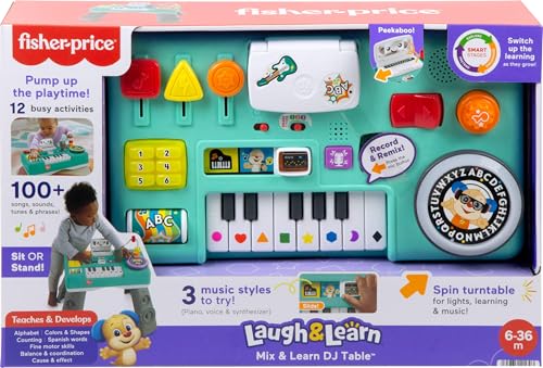 Fisher-Price Laugh & Learn Mix & Learn DJ Table Musical Activity Center V9131