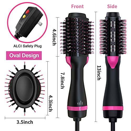 Hair Dryer Brush 2.0 One Step Volumizer with Negative Ion Anti-Frizz 60MM Oval Barrel H862019