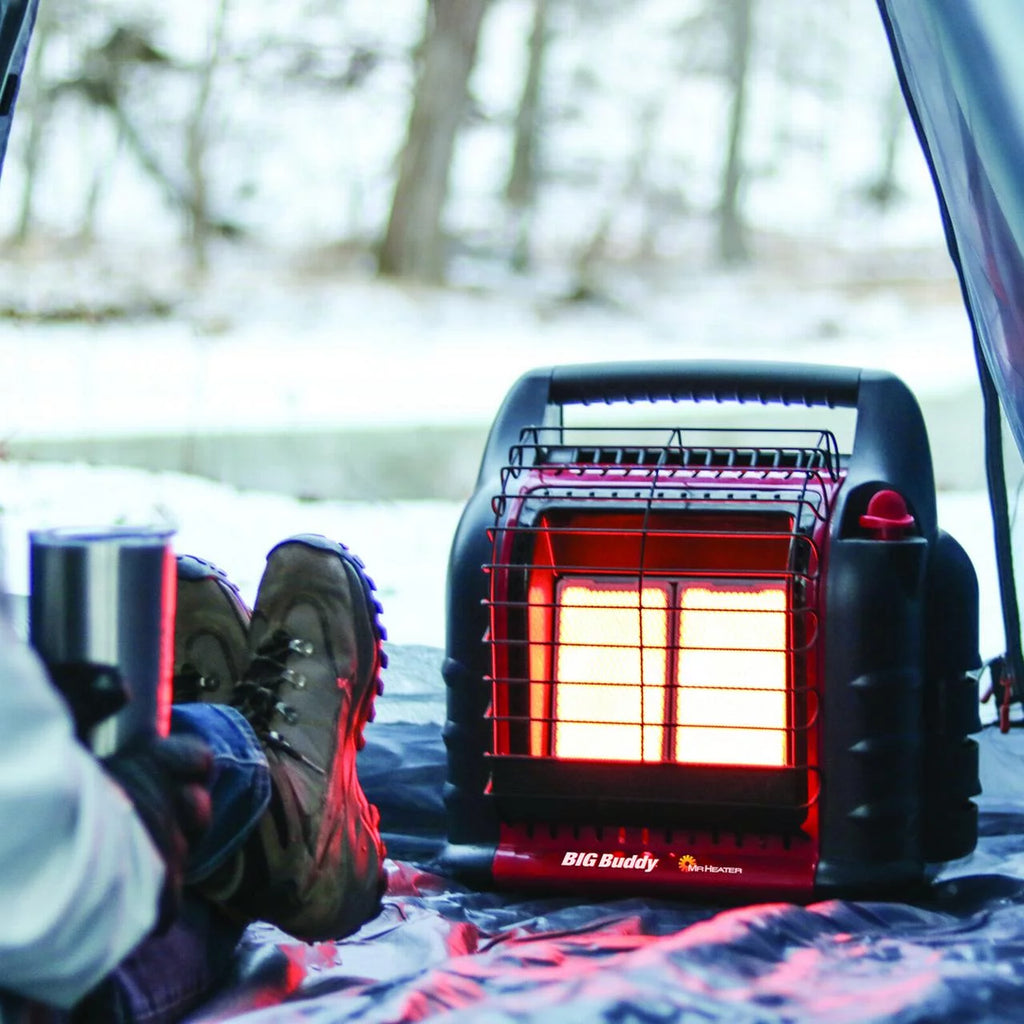 Mr. Heater Big Buddy Portable LP Gas Heater, 3 Heat Settings Q42715