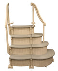 CONFER plastics inc. Above Ground Swimming Pool Curve Base Steps - CCX-AG